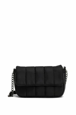 Cross-Body Bags|Handbags*My Accessories London Quilted Nylon Padded Crossbody Black