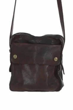 Cross-Body Bags*Ashwood Leather Real Leather Cross Body Bag Dark Brown