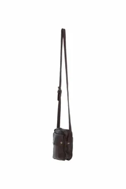 Cross-Body Bags*Ashwood Leather Real Leather Cross Body Bag Dark Brown
