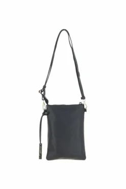 Cross-Body Bags*Ashwood Leather Real Leather Crossbody Smart Phone Bag Black
