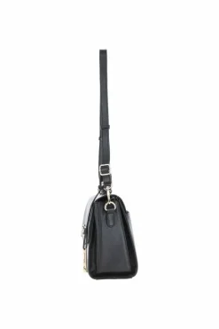 Shoulder Bags*Ashwood Leather Real Leather Flap Over Handbag Black