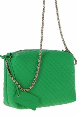 Cross-Body Bags*Ashwood Leather Real Leather Small Quilted Shoulder Chain Bag Green