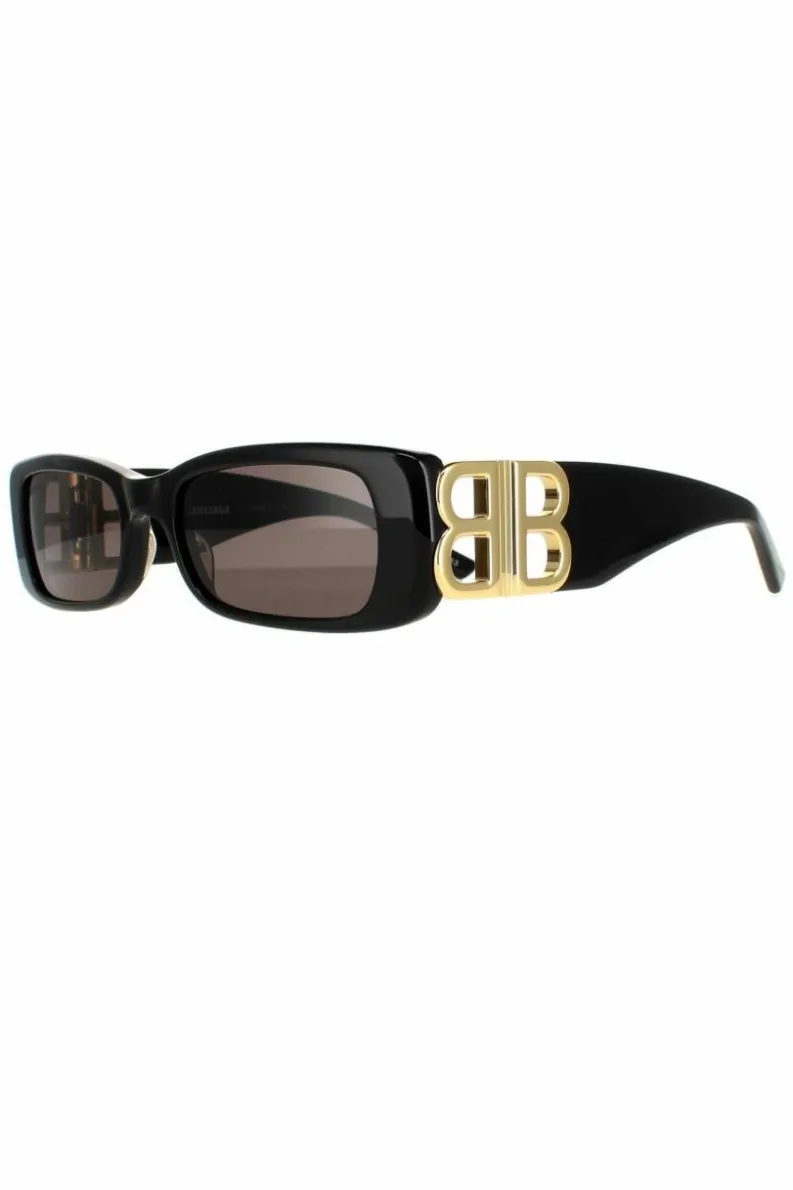 Sunglasses*Balenciaga Rectangle Grey BB0096S Black