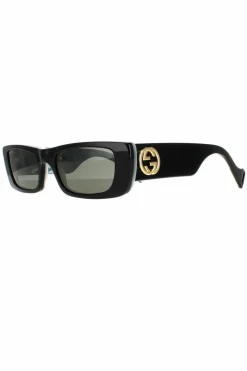 Sunglasses*Gucci Rectangle Grey GG0516S Black