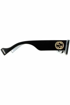 Sunglasses*Gucci Rectangle Grey GG0516S Black
