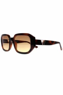 Sunglasses*Guess Rectangle Blonde Havana Gradient GU7817 Brown