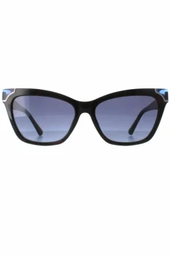 Sunglasses*Guess Rectangle Blonde Havana Blue Gradient GU7840 Brown