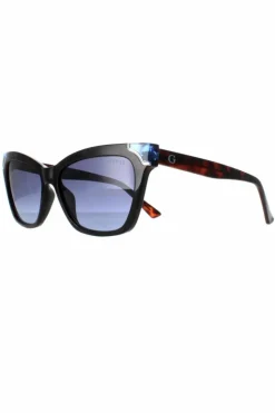 Sunglasses*Guess Rectangle Blonde Havana Blue Gradient GU7840 Brown