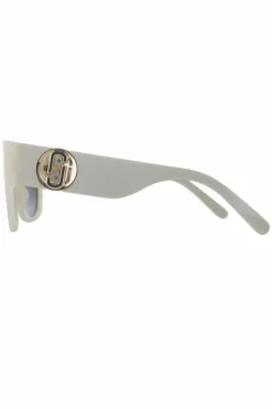 Sunglasses*Marc Jacobs Rectangle Ivory Dark Grey Gradient MARC 687/S White