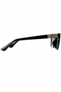 Sunglasses*Guess Rectangle Shiny Smoke Polarized GU7869 Black