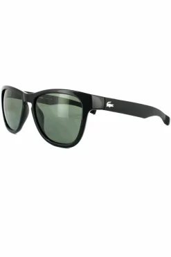 Sunglasses*Lacoste Rectangle Unisex Green Sunglasses Black