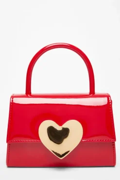 Handbags*Quiz Heart Detail Bag Red