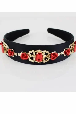 Hair Accessories*SVNX Red Rose Embellished Headband Multi