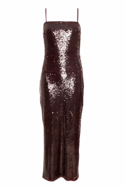Bodycon Dresses*Quiz Sequin Midaxi Dress Red