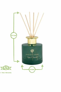 Candles & Diffusers|Candles*Nicola Spring Reed Diffuser 200ml Sage & Seasalt Green
