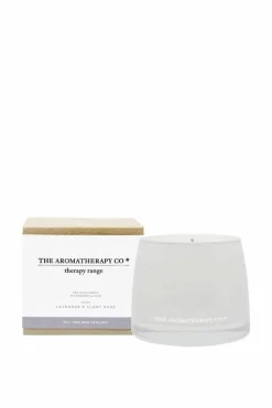 Candles & Diffusers|Candles*The Aromatherapy Company Relax Therapy Candle Lavender & Clary Sage 260g White