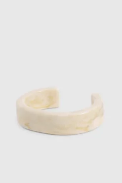 Bracelets*boohoo Resin Chunky Bangle cream