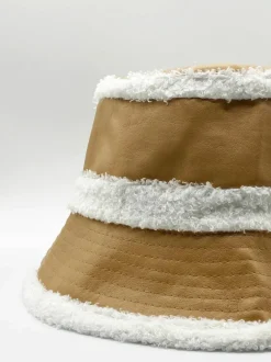 Hats & Gloves|Hats & Gloves*SVNX Reversible Borg Bucket Hat Cream