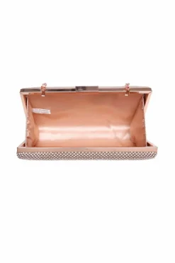 Clutch Bags*Kitise Rhinestone Embellished Hardcase Evening Clutch Bag Black