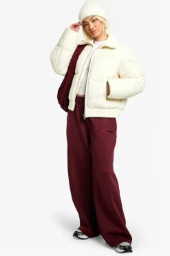 Up To 80% Off Winter Warmers|Puffer Jackets*boohoo Rib Detail Puffer Jacket cream