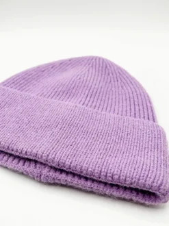 Hats & Gloves|Hats & Gloves*SVNX Ribbed Beanie Hat In Purple