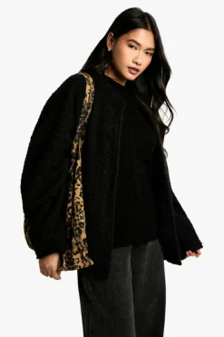 Jumpers|Up To 80% Off Winter Warmers*boohoo ribbed crew neck knitted jumper black