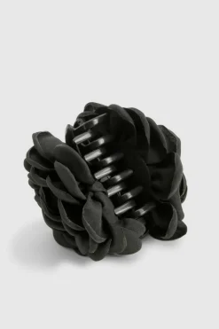 Hair Accessories*boohoo Rose Oversized Hair Clip black