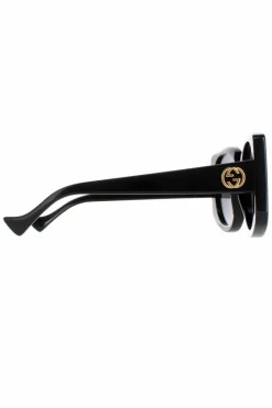 Sunglasses*Gucci Round Grey GG1257S Black