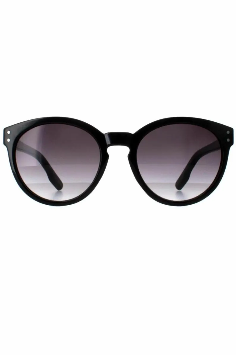 Sunglasses*CALVIN KLEIN Round Grey Gradient CK19537S Black