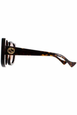 Sunglasses*Gucci Round Dark Havana GG1257S Brown