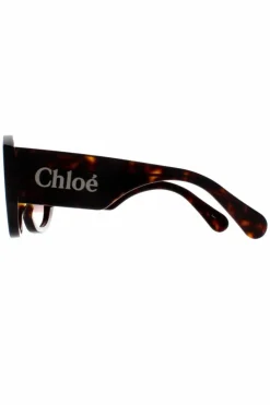 Sunglasses*Chloe Round Dark Havana Gradient CH0234S Brown
