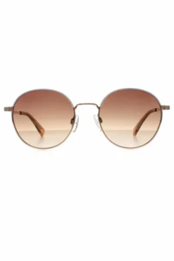 Sunglasses*Ted Baker Round Brown Gradient TB1679 Willa Gold