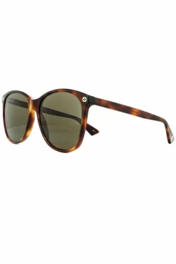 Sunglasses*Gucci Round Havana Sunglasses Brown