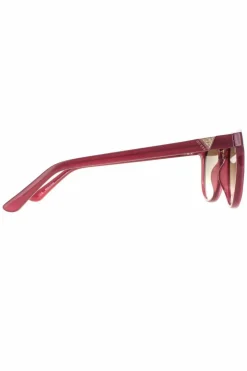 Sunglasses*Guess Round Bordeaux Mirror GU7601 Pink