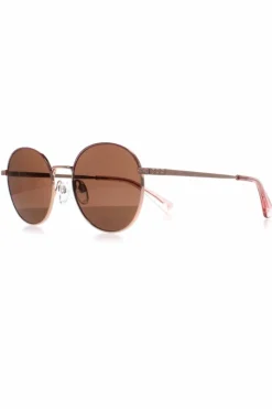 Sunglasses*Ted Baker Round Rose Brown TB1679 Willa Gold