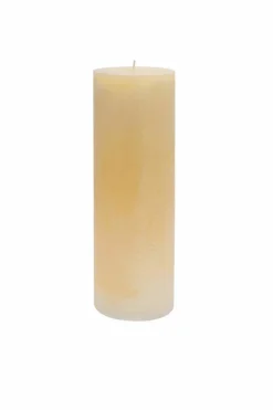 Candles & Diffusers|Candles*Nicola Spring Round Vanilla Pillar Candle - 215 Hours - Cream