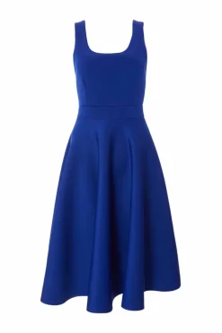 A Line Dresses|Midi Dresses*Quiz Petite A-Line Midi Dress Royal