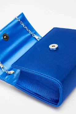 Handbags*Quiz Satin Top Handle Bag Royal
