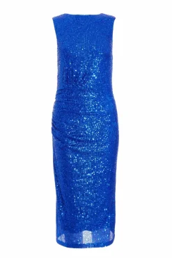 Midi Dresses*Quiz Sequin Midi Dress Royal