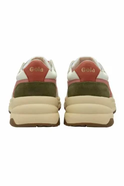 Trainers*Gola Saturn' Recycled PU Lace-Up Trainers White
