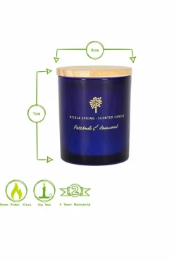 Candles & Diffusers|Candles*Nicola Spring Scented Candle & Reed Diffuser Set - 130g - Patchouli & Rosewood Blue