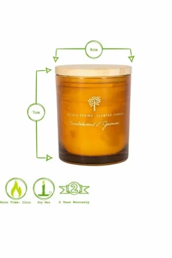 Candles & Diffusers|Candles*Nicola Spring Scented Candle & Reed Diffuser Set 130g Sandalwood & Jasmine Orange