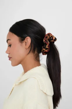 Hair Accessories*My Accessories London Scrunchie with Piping Detail Multi