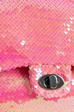 Shoulder Bags*My Accessories London Sequin Crossbody Bag Pink