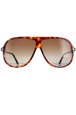 Sunglasses*Tom Ford Shield Havana Gradient Spencer 02 FT0998 Brown