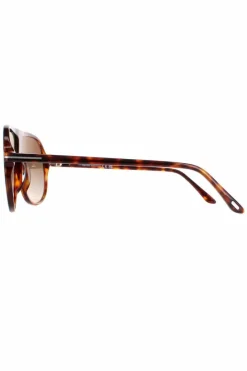 Sunglasses*Tom Ford Shield Havana Gradient Spencer 02 FT0998 Brown