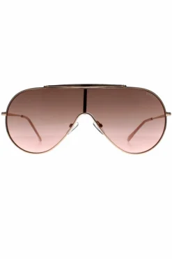 Sunglasses*Guess Shield Rose Brown Gradient GF0370 Gold