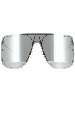 Sunglasses*Alexander McQueen Shield Mirror AM0313S Silver