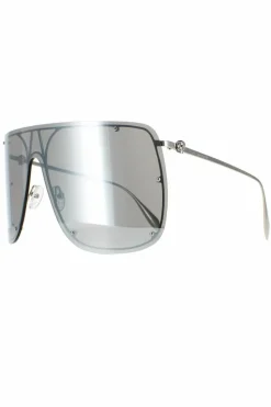 Sunglasses*Alexander McQueen Shield Mirror AM0313S Silver