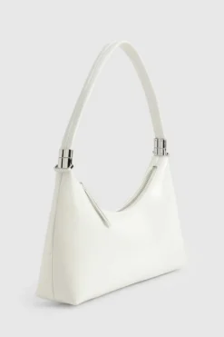 Shoulder Bags|Handbags*boohoo Shiny Pu Shoulder Bag With Crossbody Strap white